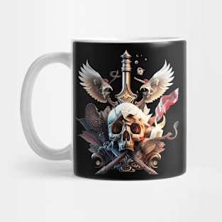 Winged Skull Mug